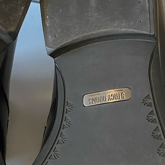 Stacy Adams, Mens Black Pierce Moe Toe Slip On Penny Loafer, Size 14M Excellent - Picture 10 of 11